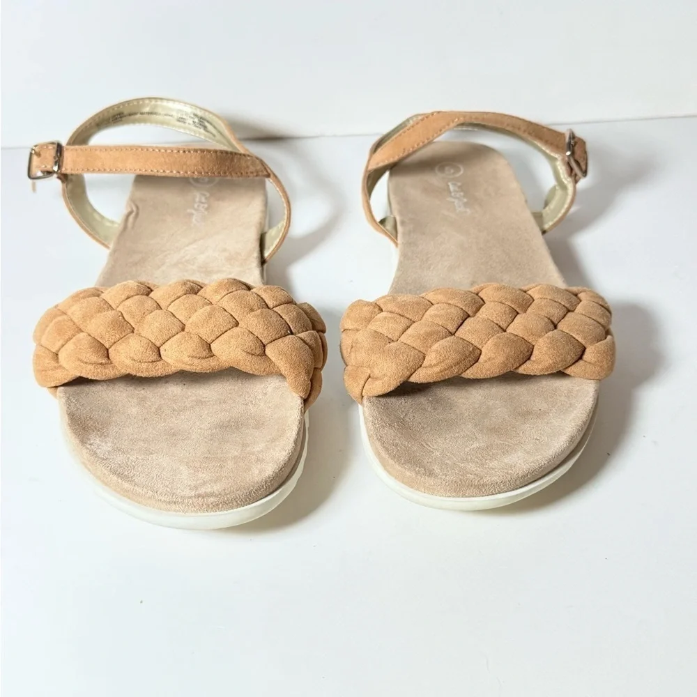 Cat & Jack Braided Camel Sandals